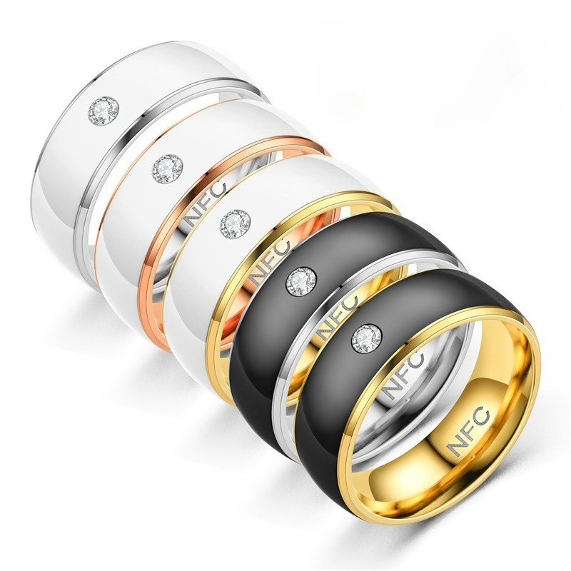 Smart Ring Nfc Pay - แหวน NFC ใหม่ข้ามพรมแดน, การ์ดเข้าถึงอัจฉริยะมือถือที่ทันสมัยและเป็นส่วนตัว, บัตรรถบัส, การ์ดรถไฟใต้ดิน,