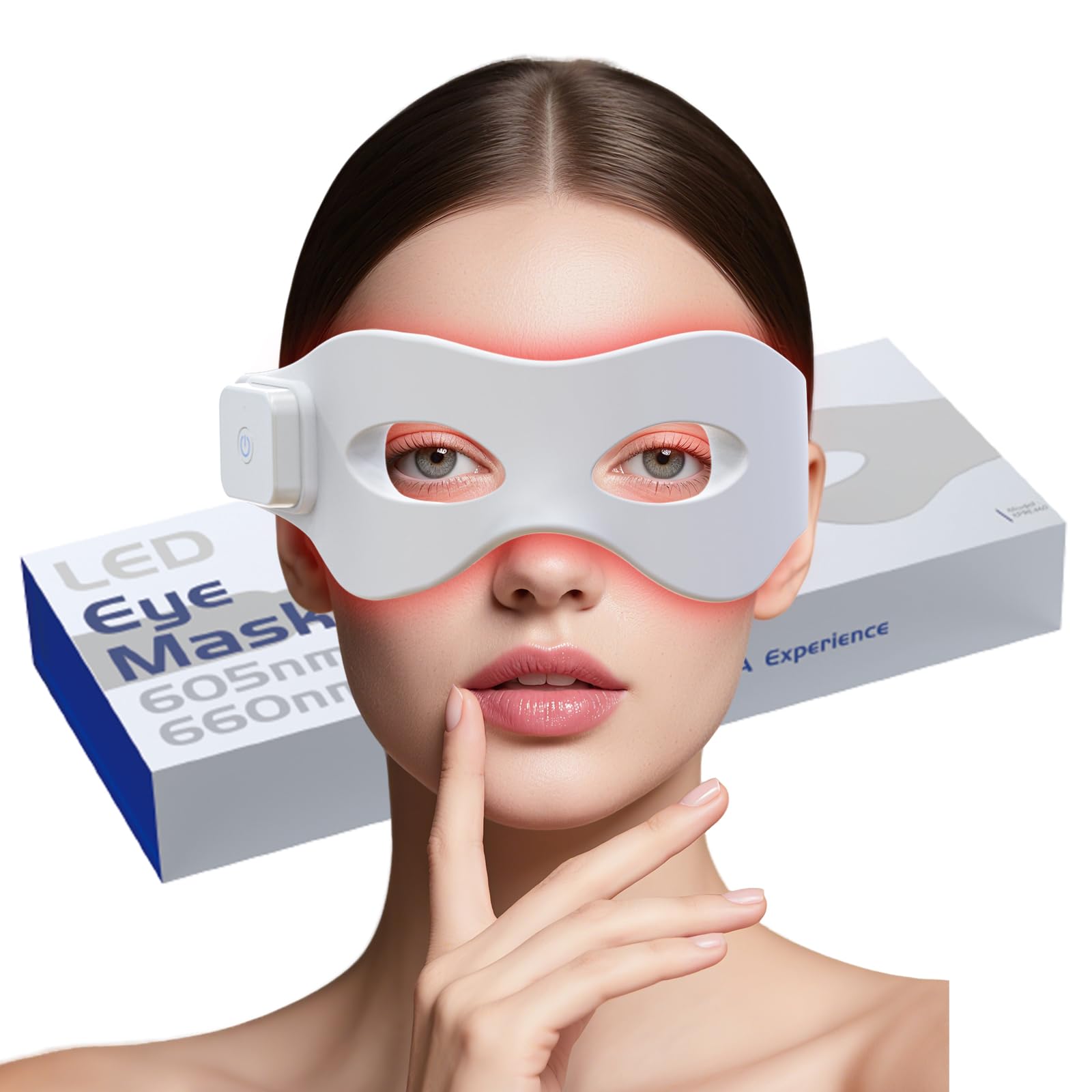 Light Therapy Glasses - เครื่องนวดตา 3 มิติ แสงสีแดง EMS 4