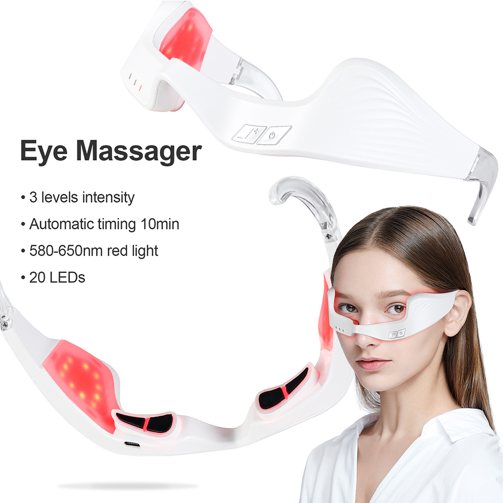 เครื่องนวดตาไฟฟ้า การบำบัดด้วย - Light Therapy Glasses บทวิจารณ์และราคา