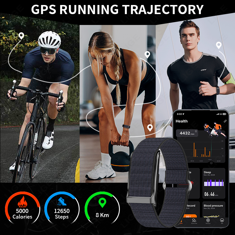 LIGE สมาร์ทวอท์ช Heart Rate เค - Fall Detection Watch บทวิจารณ์และราคา
