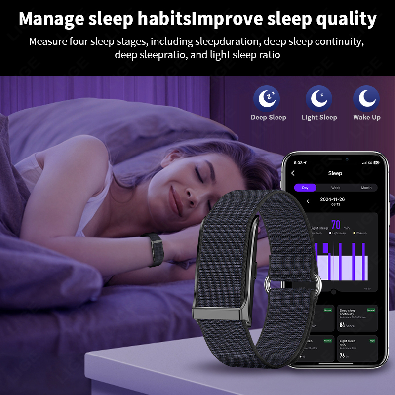 LIGE สมาร์ทวอท์ช Heart Rate เค - Fall Detection Watch บทวิจารณ์และราคา
