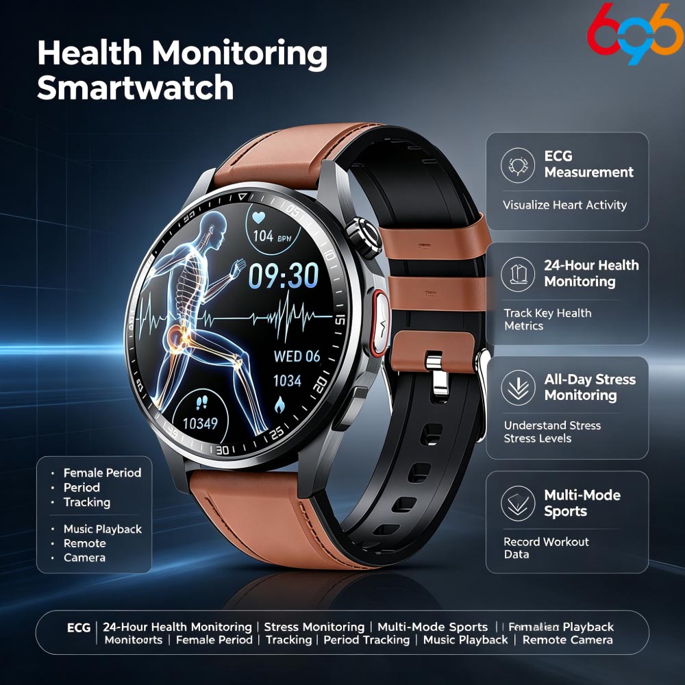 สมาร์ทวอทช์สำหรับผู้ชายและผู้ห - Fall Detection Watch บทวิจารณ์และราคา