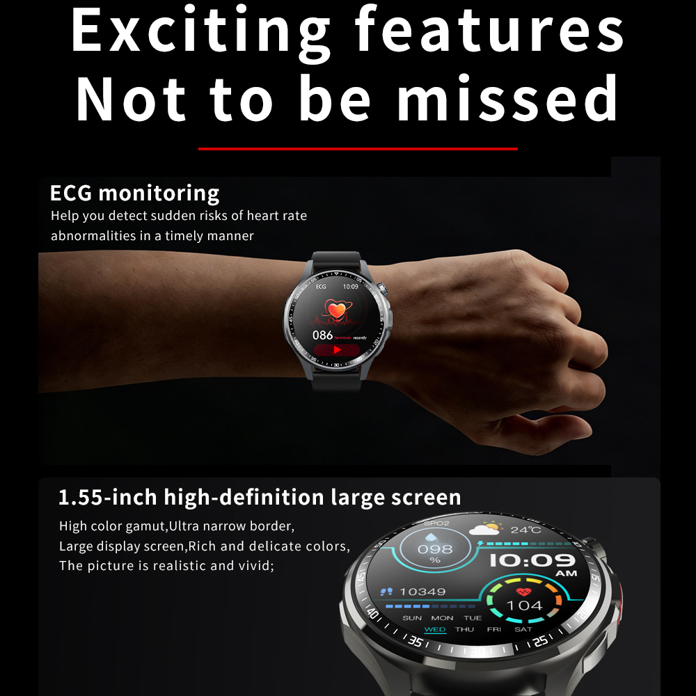 สมาร์ทวอทช์สำหรับผู้ชายและผู้ห - Fall Detection Watch บทวิจารณ์และราคา