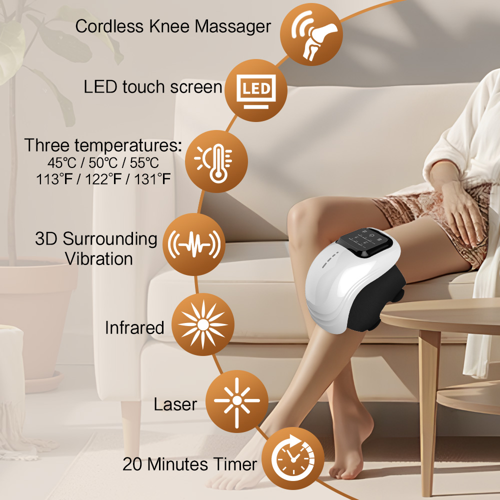 เครื่องนวดเข่าแบบไร้สาย ใช้พลั - Smart Knee Wrap บทวิจารณ์และราคา